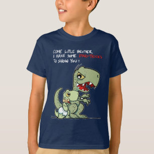 Komm, kleiner Bruder, ich habe ein paar Dino-Trick T-Shirt