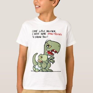 Komm, kleiner Bruder, ich habe ein paar Dino-Trick T-Shirt