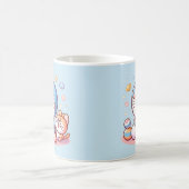 Komm Komm Katze und Doraemon Kaffeetasse (Mittel)