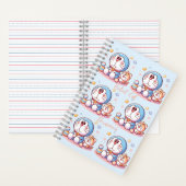 Komm Komm Katze und Doraemon Notizblock (Innen)