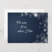 Komm, Lass uns Adore Ihm Christliche Weihnachten (Vorne/Hinten)