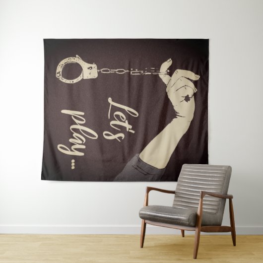 Komm lieber, lass uns spielen. In schüchterner, se Wandteppich (Beispiel (Horizontal))