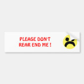 Komm mir bitte nicht zu Ende Autoaufkleber (Vorne)