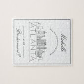 Komm mir in Atlanta bei! | Bridesmaid Request Jigs Puzzle (Horizontal)