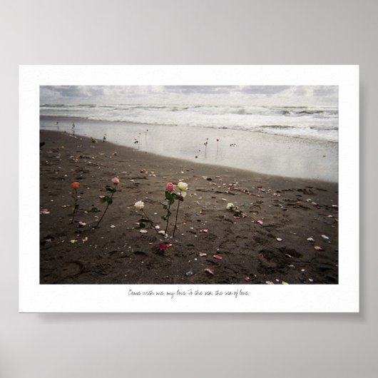 Komm mit mir, ans Meer Poster (Vorne)