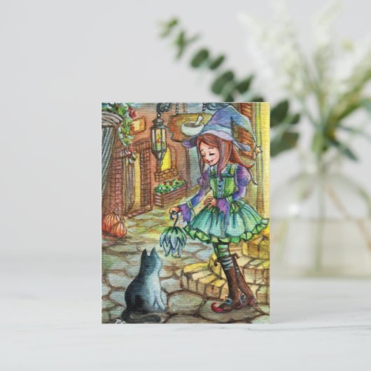 Komm mit mir Kitty Postkarte (Stehend Vorderseite)