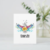 Komm mit mir. postkarte (Stehend Vorderseite)