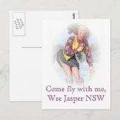 Komm mit mir, Wee Jasper NSW Postkarte (Vorne/Hinten)