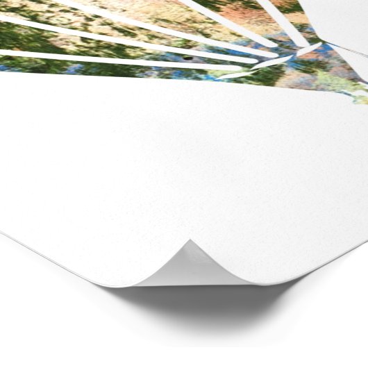 Komm mit mir weg | Heißluftballons Art Poster (Ecke)