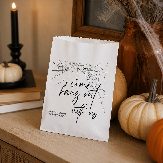 Komm mit uns Halloween-Party Geschenktütchen
