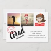 Komm mit uns ins Party! Einladung (Vorderseite)
