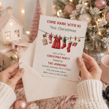 Komm mit uns zusammen lustige Weihnachtsfeier-Einl