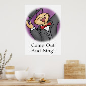 Komm raus und singe! poster (Küche)