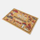 Komm rein, da ist so ein Pilz drin Fußmatte (Schrägansicht)