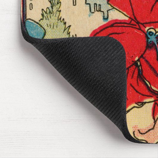 "Komm rein, du wurmst!" Mousepad (Ecke)