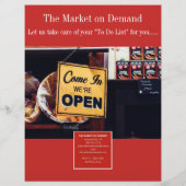 Komm rein, wir sind offen flyer (Hinten)