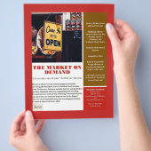 Komm rein, wir sind offen flyer (Hand)