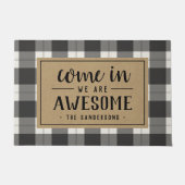 Komm rein, wir sind Phantastisch Personalisiert Fußmatte (Vorderseite)