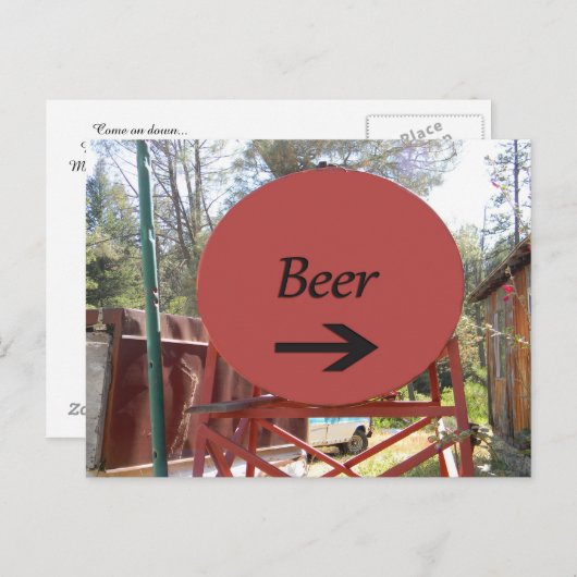 Komm runter.. postkarte (Vorne/Hinten)