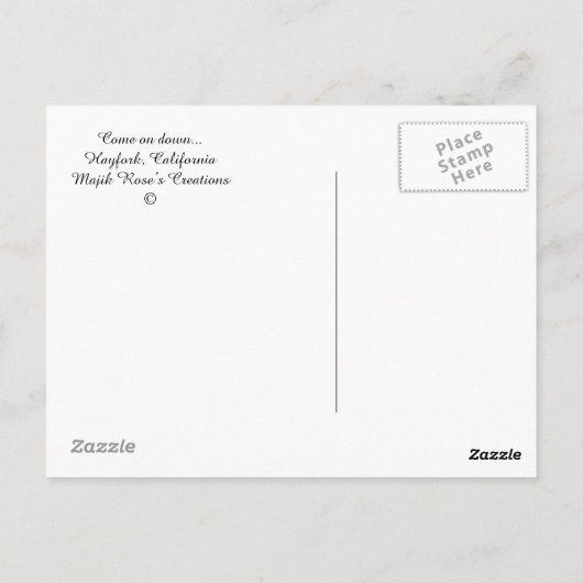 Komm runter.. postkarte (Rückseite)