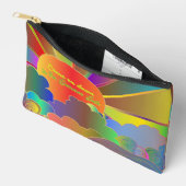 Komm runter Psychedelischer Druck Cut Sew Tasche (Offen)