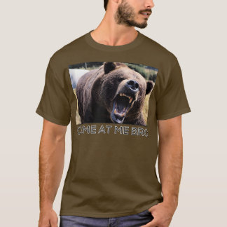 Komm schon, Bruder Lustiger Bär Fitnessstudio und T-Shirt