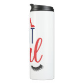 Komm schon, Mädchen! Ermächtigung von Frauen Thermosbecher (Nach rechts gedreht)