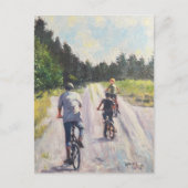 "Komm schon, Opa!" Postkarte (Vorderseite)