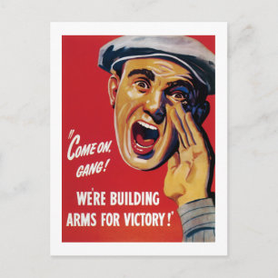 Komm schon! postkarte