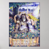 Komm, setz dich auf dieses durchfließende Bett! Poster (Vorne)