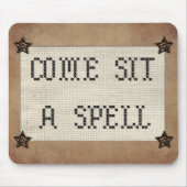 Komm, setz ein Zaubermousepad Mousepad (Vorne)
