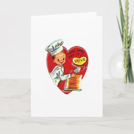 Komm und hol dir die Grußkarten Karte (Vorderseite)