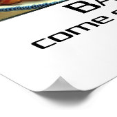 Komm und hol dir ein Bacon Poster (Ecke)