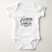 Komm und hol dir ein bisschen Camelot. Baby Strampler (Vorderseite)