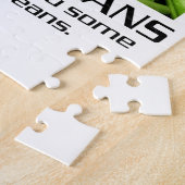 Komm und hol dir ein paar grüne Bohnen. Puzzle (Seite)