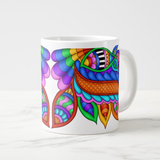 Komm und hol es dir Jumbo-Tasse (Vorderseite Rechts)