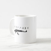 "Komm und hol sie!" Kaffeetasse (Vorderseite Links)