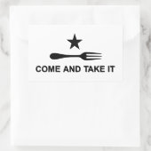 Komm und nimm es auf dem Aufkleber (Tasche)