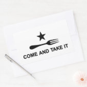 Komm und nimm es auf dem Aufkleber (Umschlag)