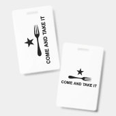 Komm und nimm es ausweis (Vorder- & Rückseite)