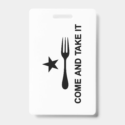 Komm und nimm es ausweis (Vorderseite)