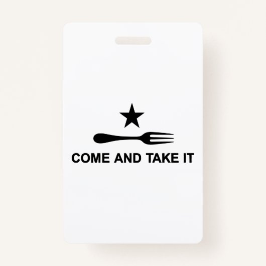 Komm und nimm es ausweis (Rückseite)