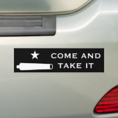 Komm und nimm es Flag ~ Texas Autoaufkleber (Auf Auto)