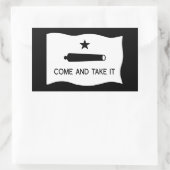 Komm und nimm es Flag ~ Texas Rechteckiger Aufkleber (Tasche)