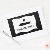 Komm und nimm es Flag ~ Texas Rechteckiger Aufkleber (Umschlag)