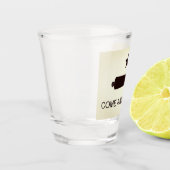 Komm und nimm es Flag (TX) Schnapsglas (Links)