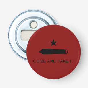 Komm und Nimm es! Flagge des Schlachtstaates Texas Flaschenöffner