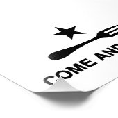 Komm und nimm es fotodruck (Ecke)