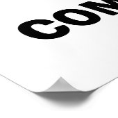 "Komm und nimm es" für Wissenschaftler Poster (Ecke)