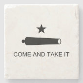 Komm und nimm es mit Stone Untersetzer (Vorderseite)